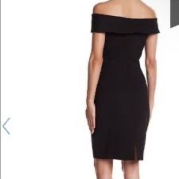 ALEXIA ADMOR | Black Off the Shoulder Ponte Dress Women’s Size Small - Picture 2 of 9